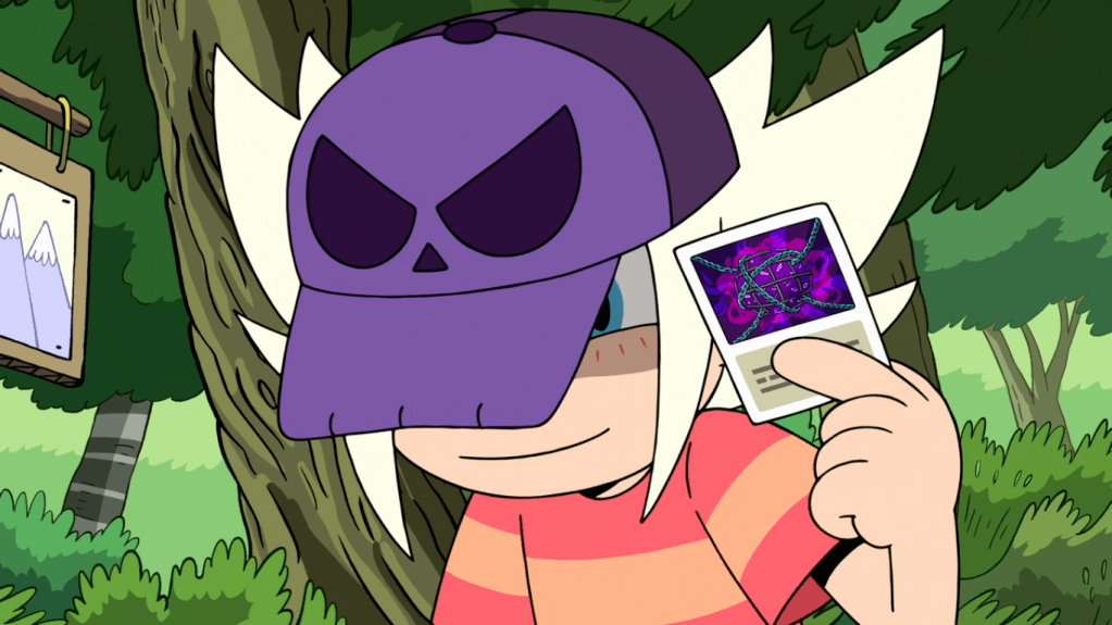 A screencap from Craig of the Creek of the Turner brandishing the Beast Snare.